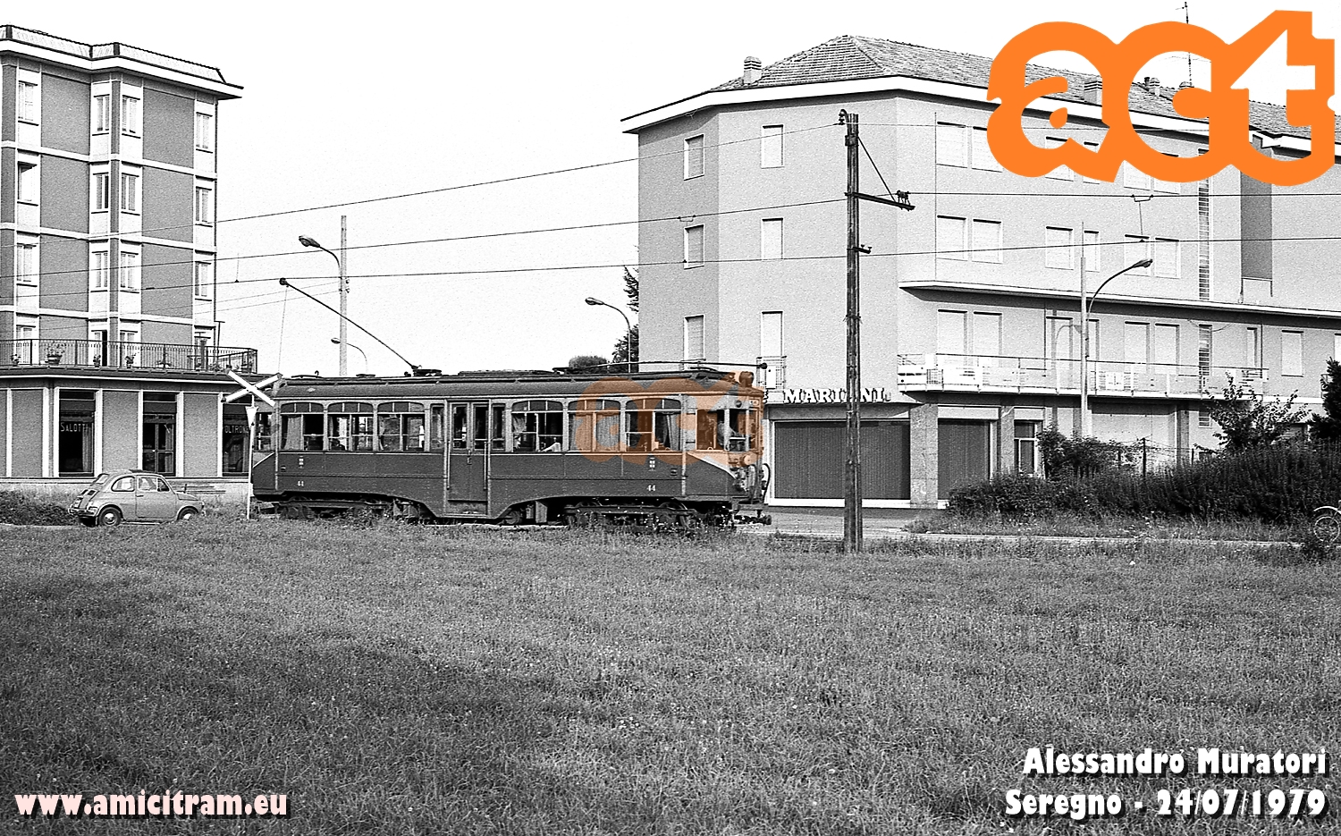 44 ATM Carate-Milano in transito per Seregno. 24 luglio 1979 Foto Alessandro Muratori
